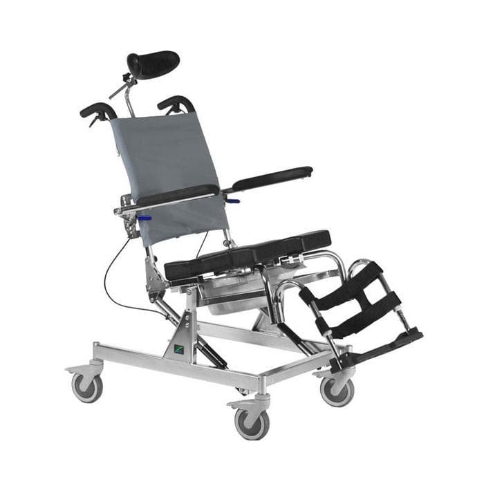 RAZ-AT Attendant Tilt Mobile Shower Commode Chair - Image 2