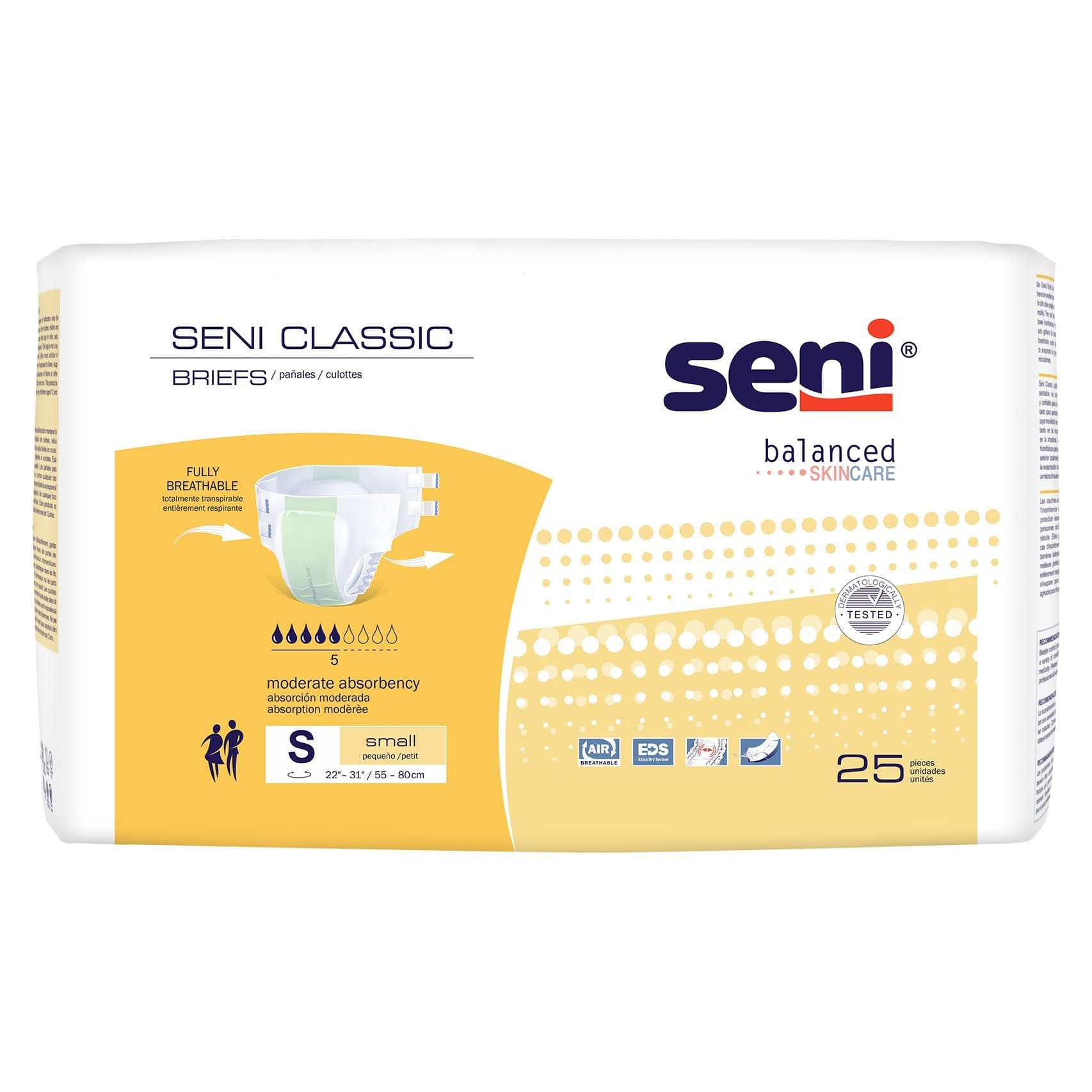 Seni Classic Adult Incontinence Briefs