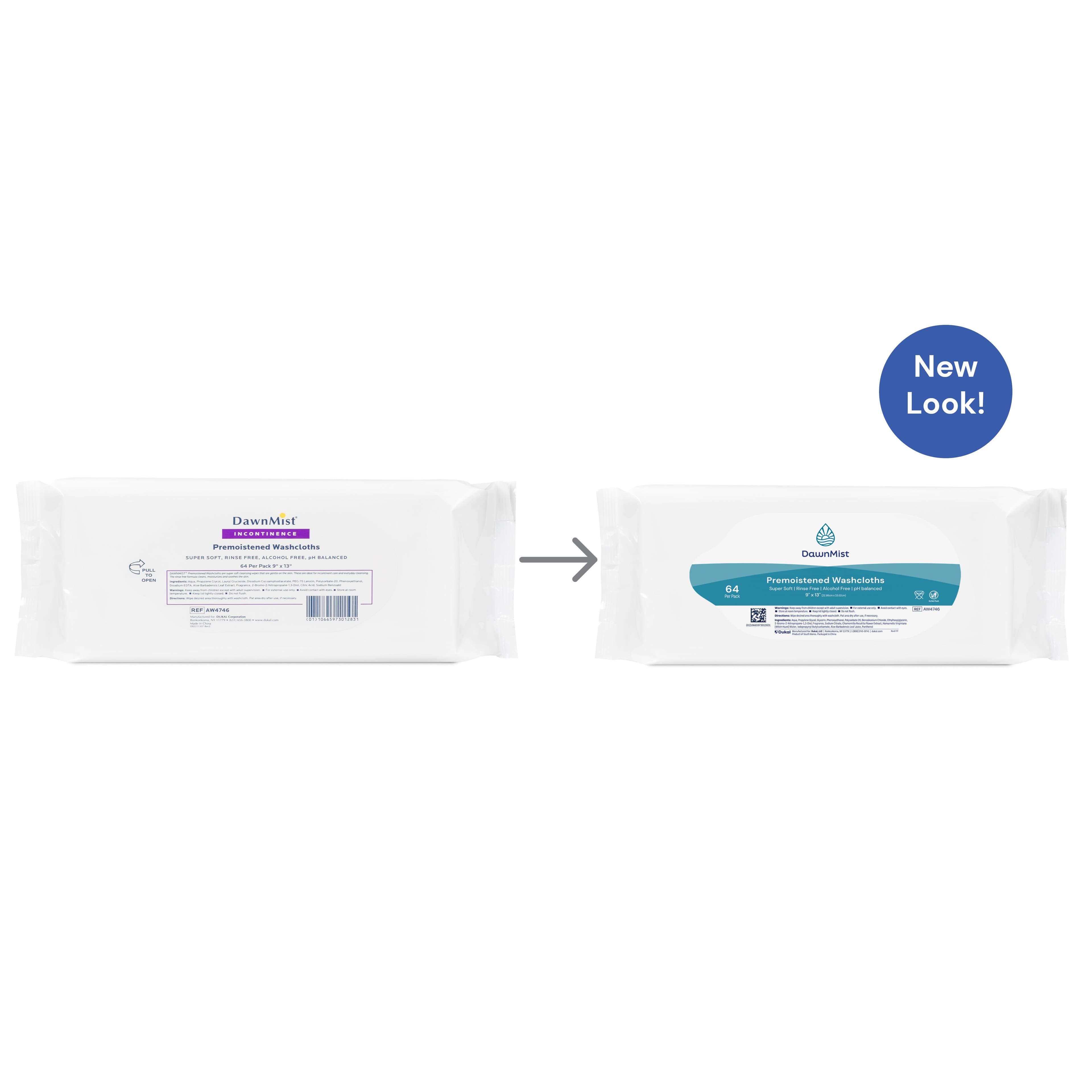 DawnMist Personal Wipe, 9 x 13 Inch - Image 2