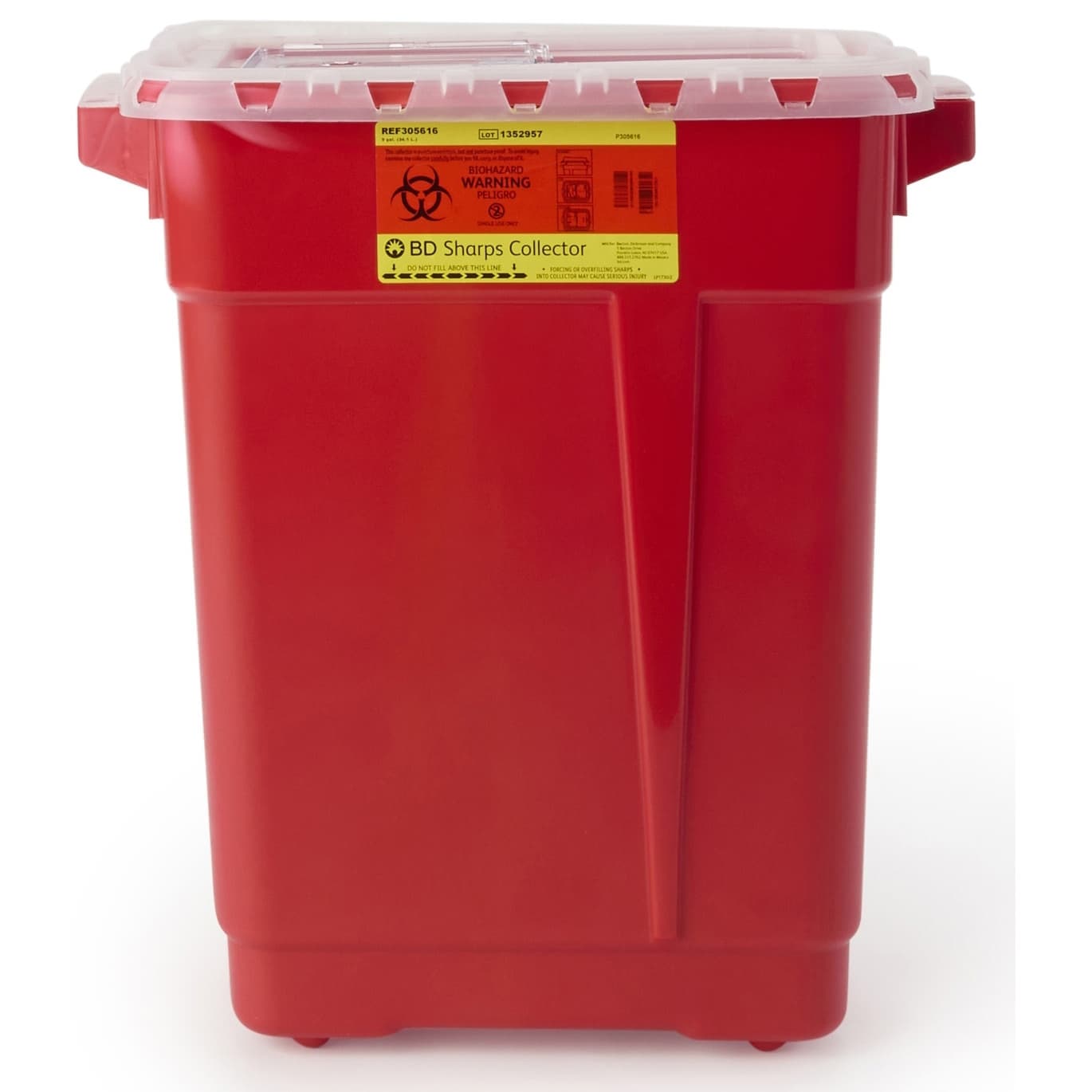 BD Large and Extra Large Sharps Container, Slide Top