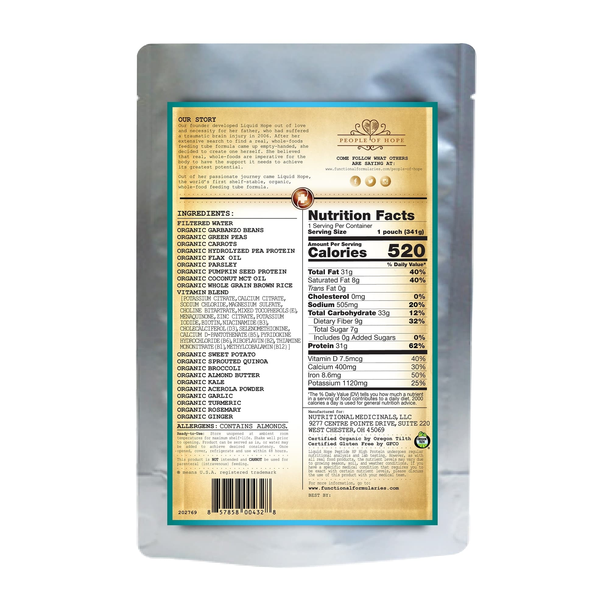 Liquid Hope Peptide High Protein Formula - Image 2