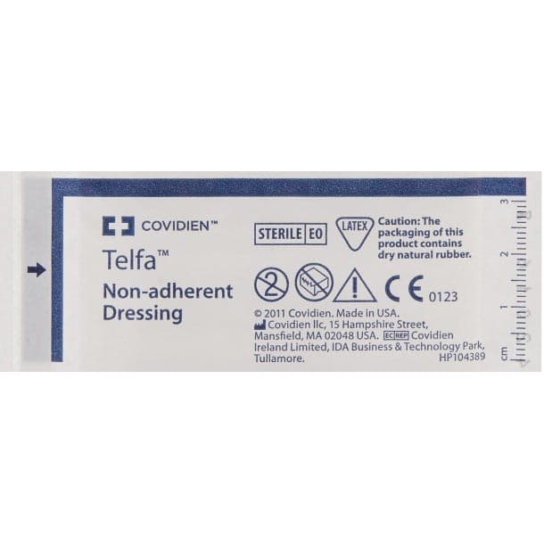 Kendall Telfa Ouchless Non-Adherent Pad, Cotton, 3" x 4" - Image 1