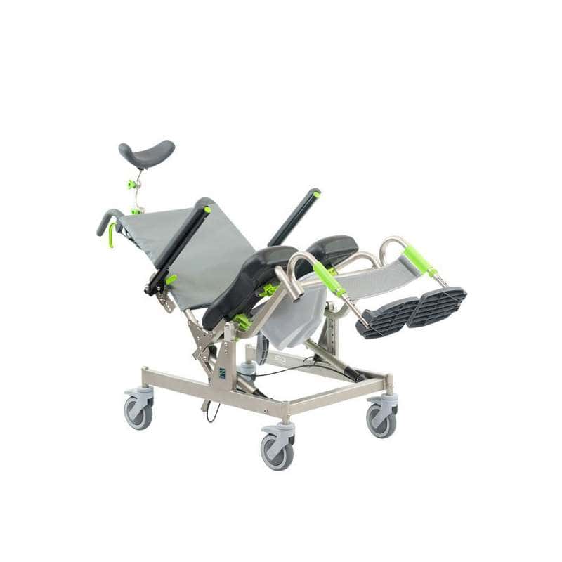 RAZ-AT Attendant Tilt Mobile Shower Commode Chair
