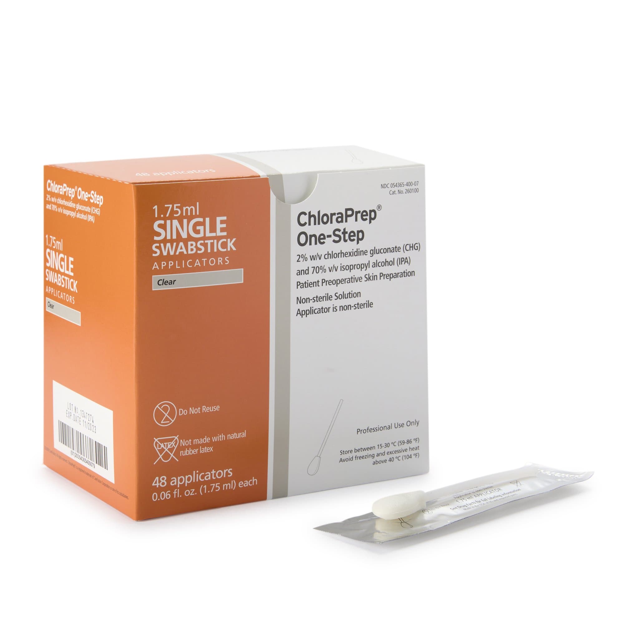 Becton ChloraPrep One-Step Single Swabstick - Image 1