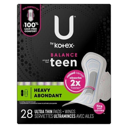 U by Kotex Supreme Ultrathin Heavy with Wing Pad