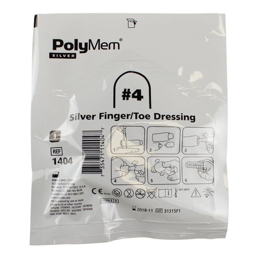 PolyMem Silver Finger and Toe Dressings - Image 2