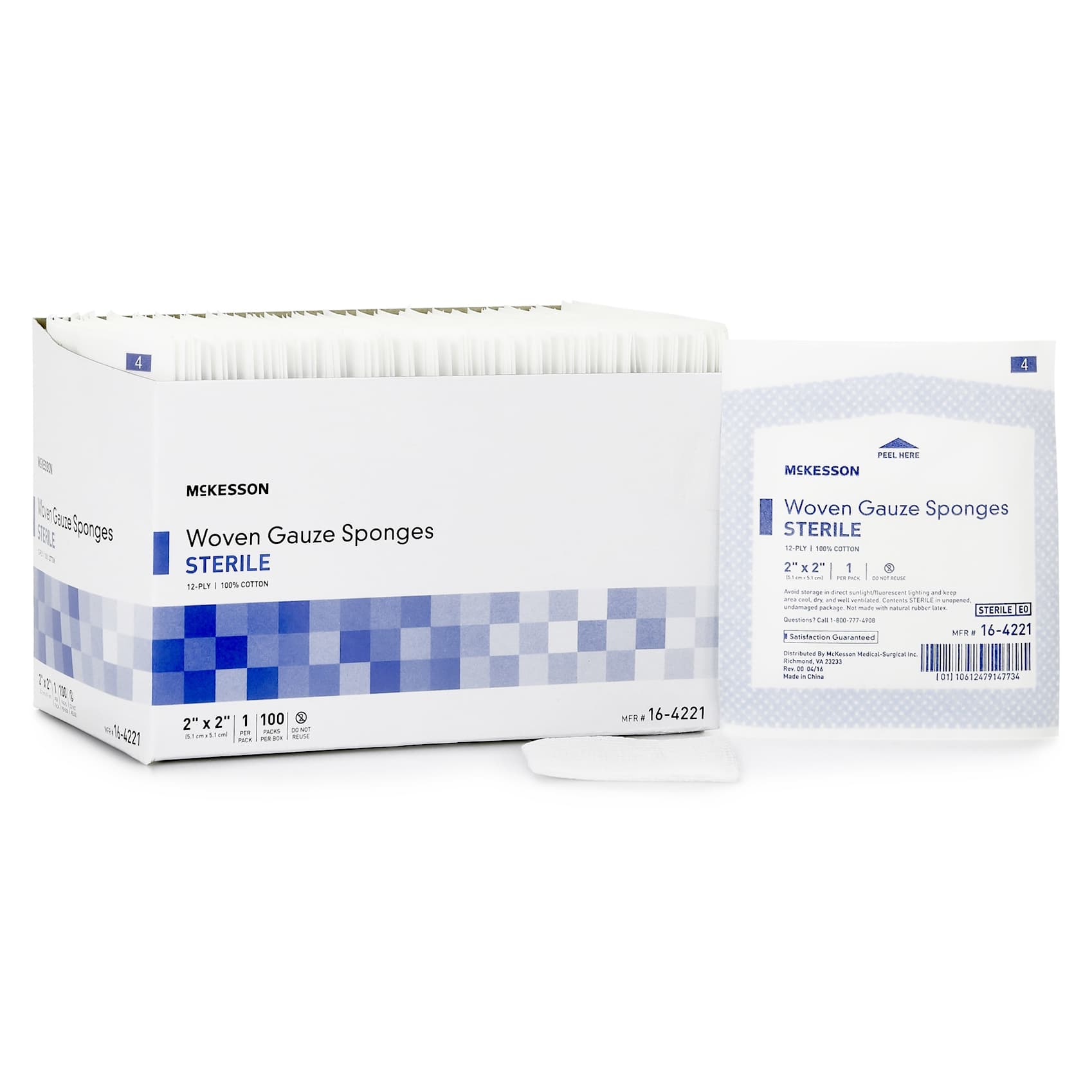 McKesson 12-Ply Sterile Gauze Sponge