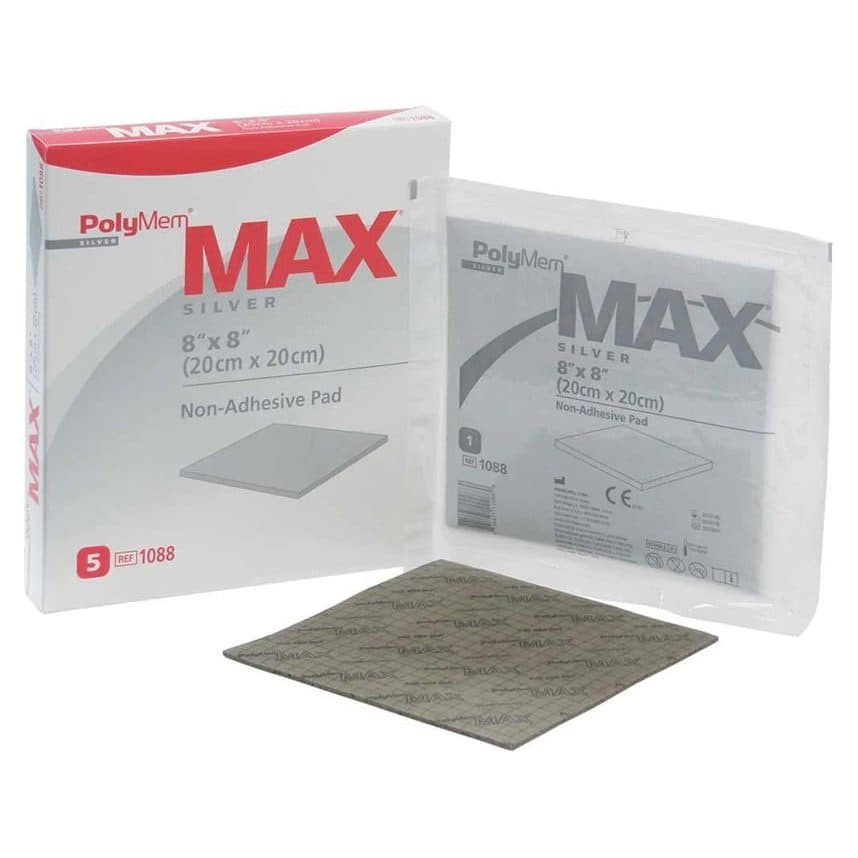 Polymem Max Silver Non-Adhesive Foam Pad Dressing - Image 2