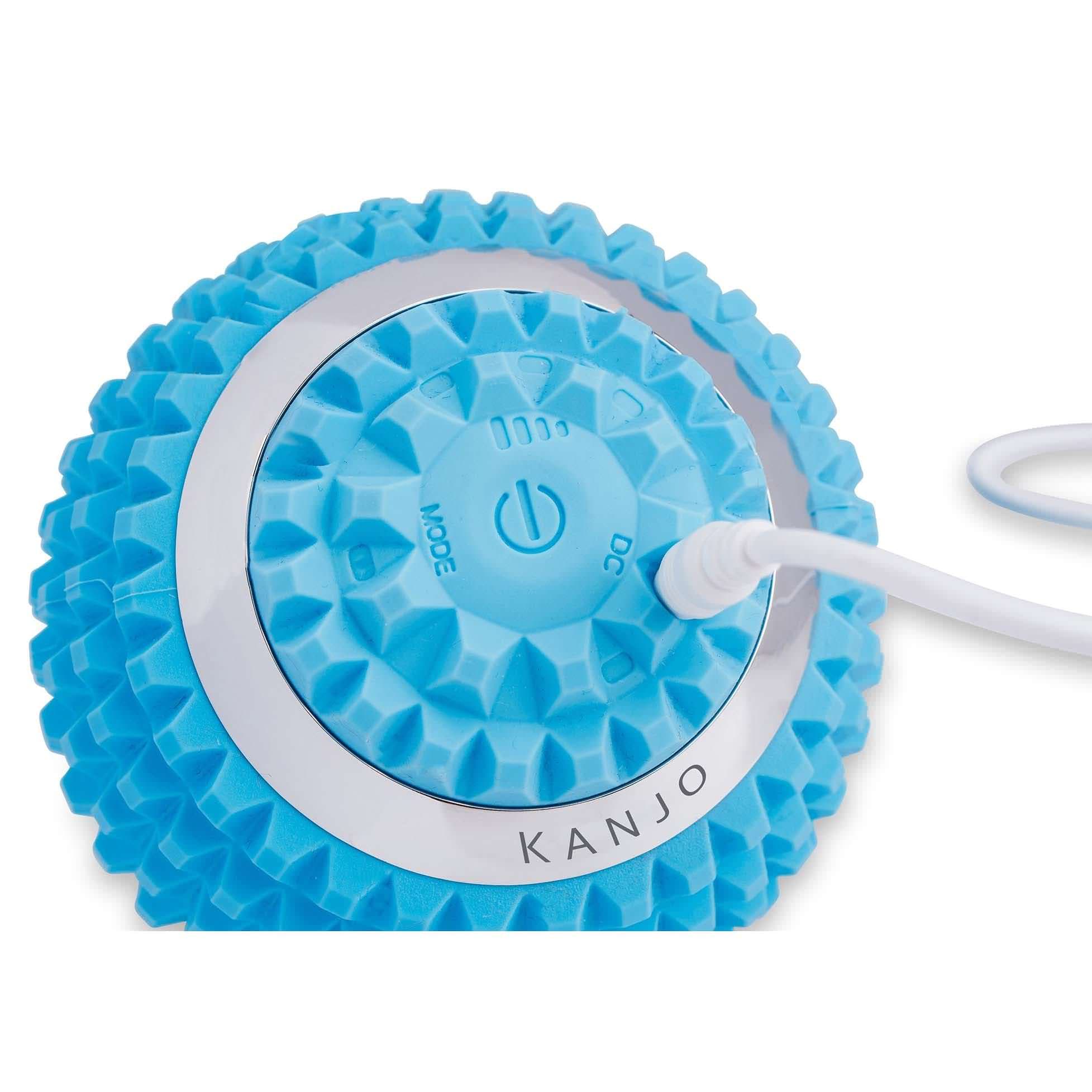 Acutens Kanjo Vibrating Acupressure Foot Massager Ball, Blue - Image 4