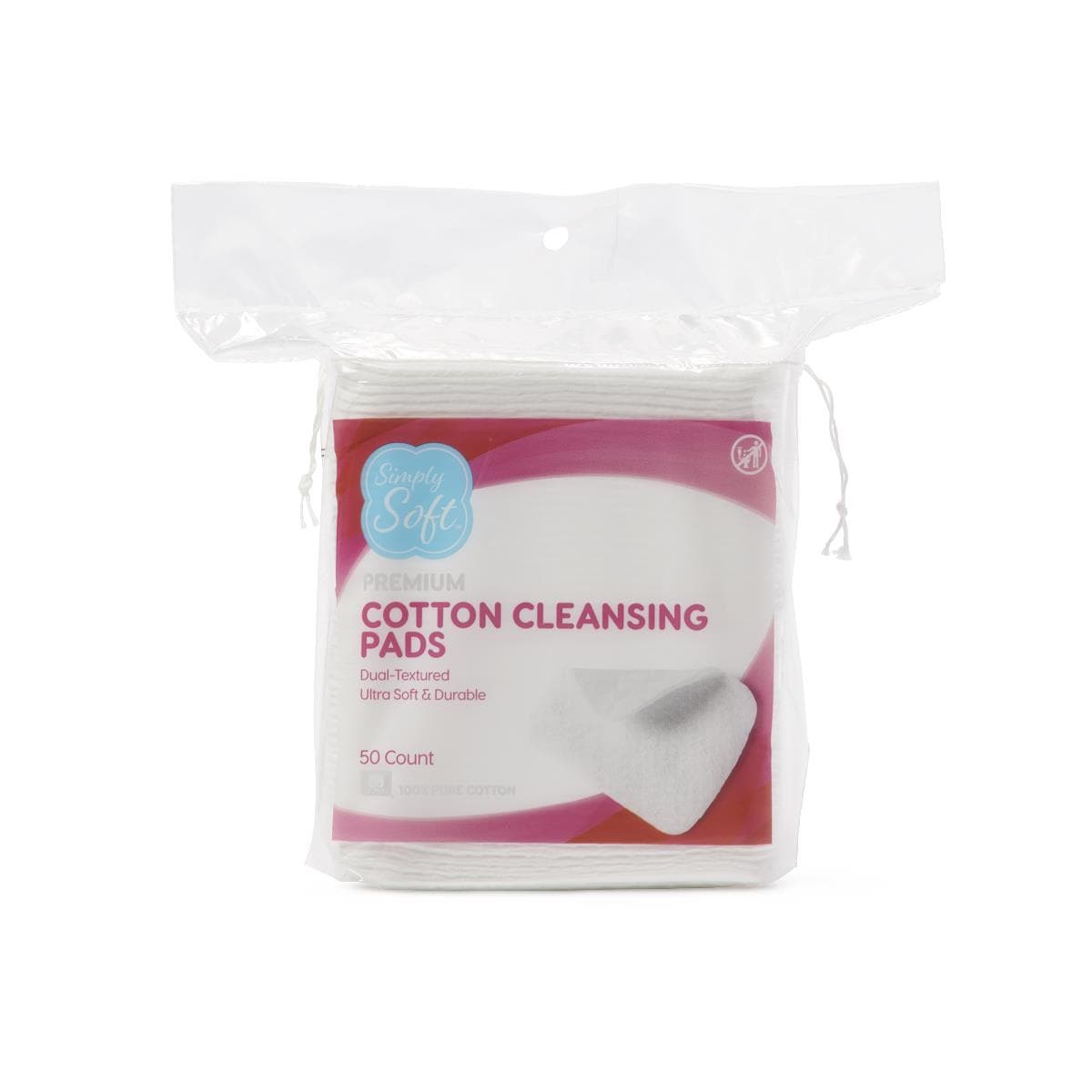 Medline Simply Soft Premium Cotton Pads - Case of 1200 - Image 1