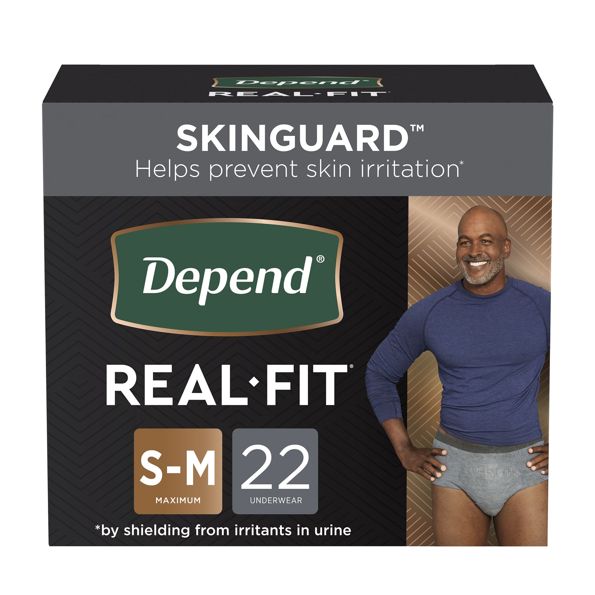 Depend Real-Fit Underwear for Men - Image 1
