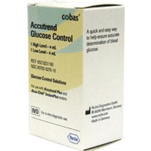 Accutrend Glucose Control Solution, High-Low Level, 4 ml