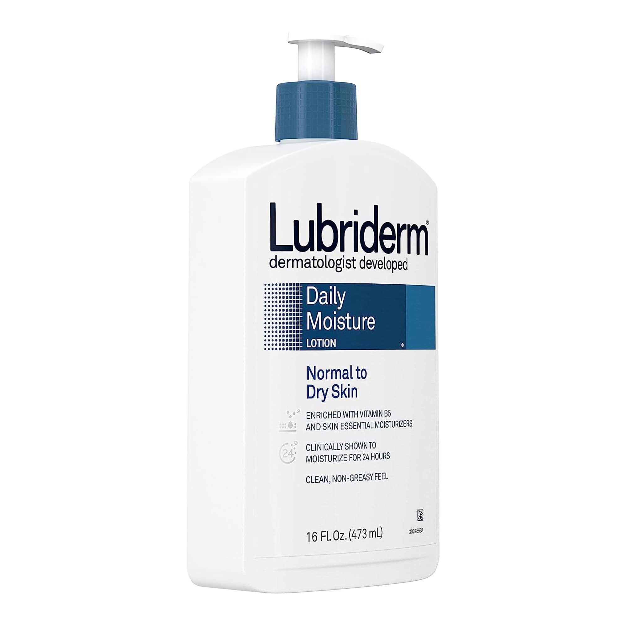 Lubriderm Daily Moisture Lotion Normal to Dry Skin, 16 oz - Each - Image 2