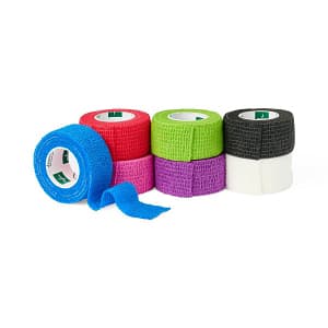 Medline Self Adherent Latex Wrap Color Assortment Nonsterile