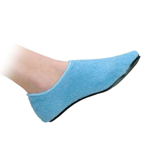 DeRoyal Rubber Sole Slippers, Light Blue - Image 1