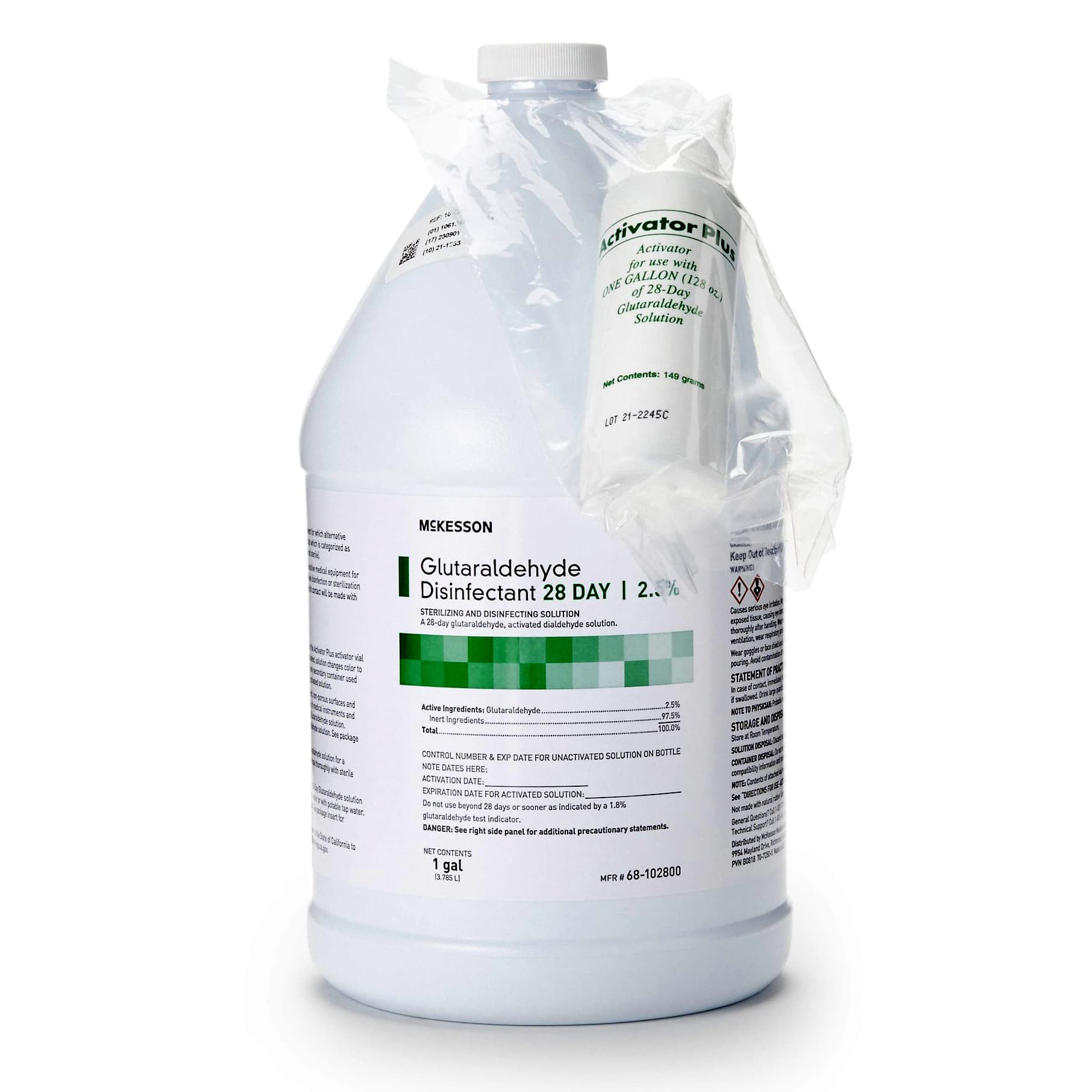 McKesson 28-Day 2.5% Glutaraldehyde Sterilizing and Disinfecting Solution - Image 2