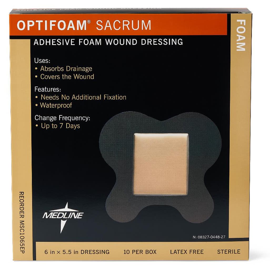 Optifoam Sacrum Adhesive Foam Dressing - Image 2