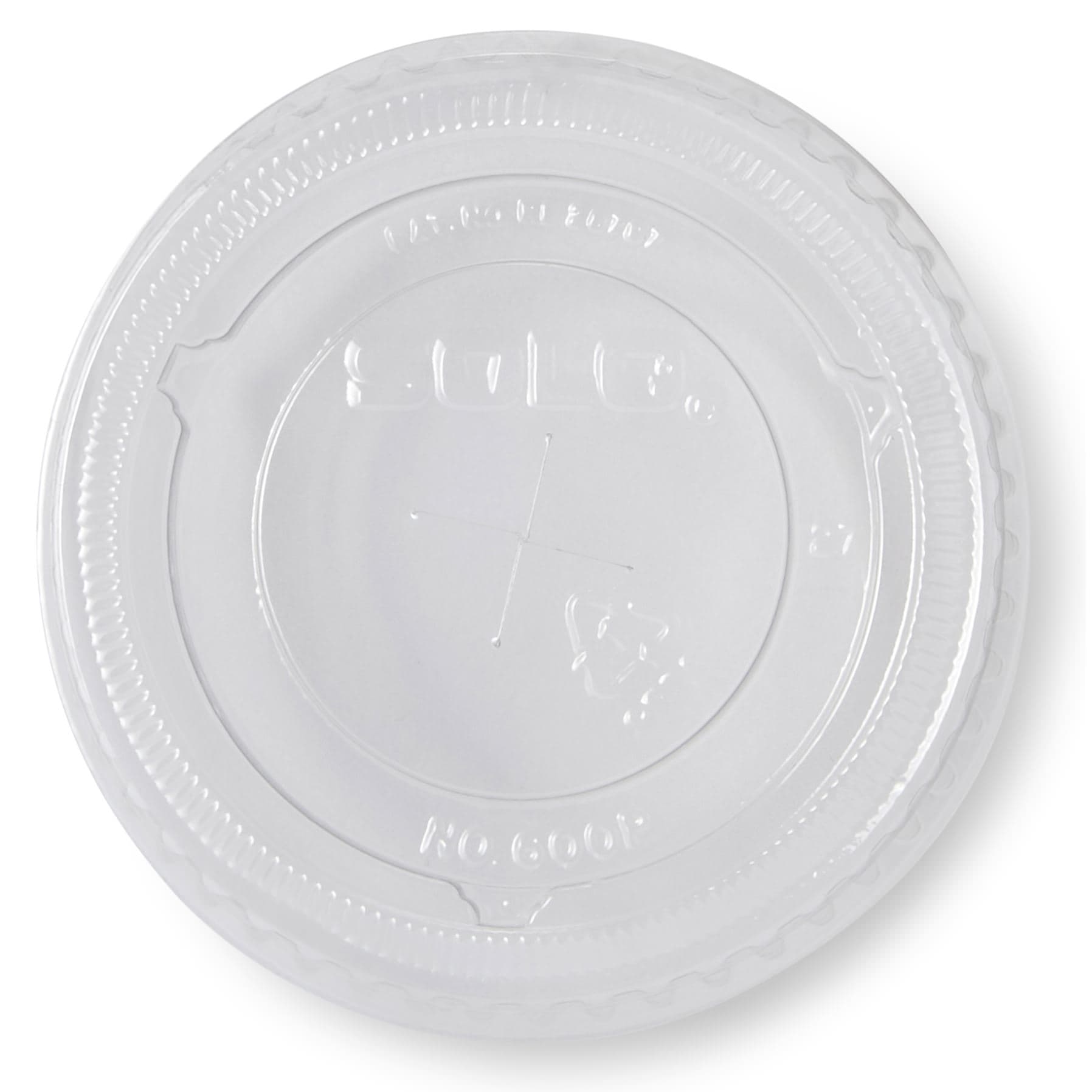 Dart Plastic Disposable Drinking Cup Lid, 9 oz - Case of 2500 - Image 1