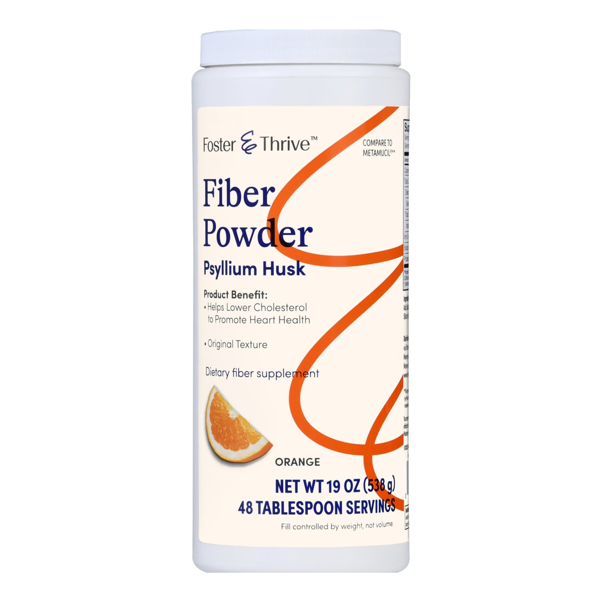 Foster & Thrive Psyllium Husk Fiber Supplement Powder - Image 3
