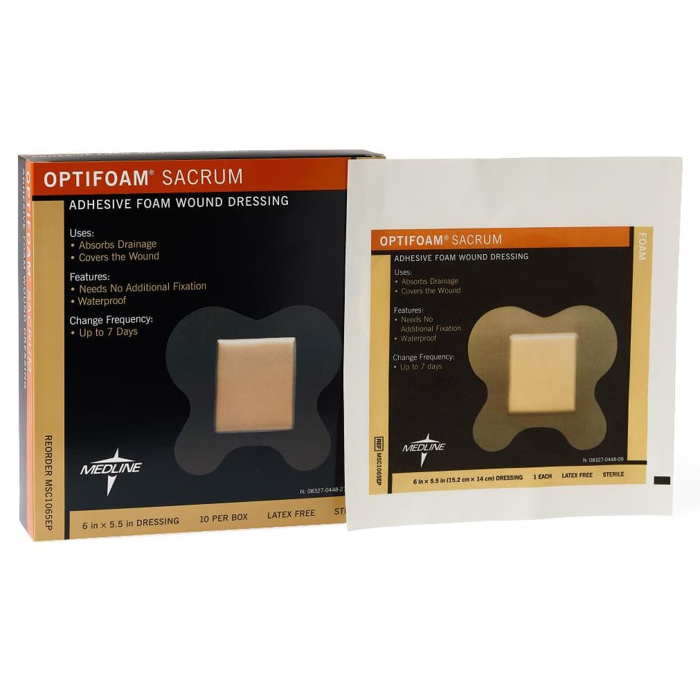 Optifoam Sacrum Adhesive Foam Dressing - Image 1