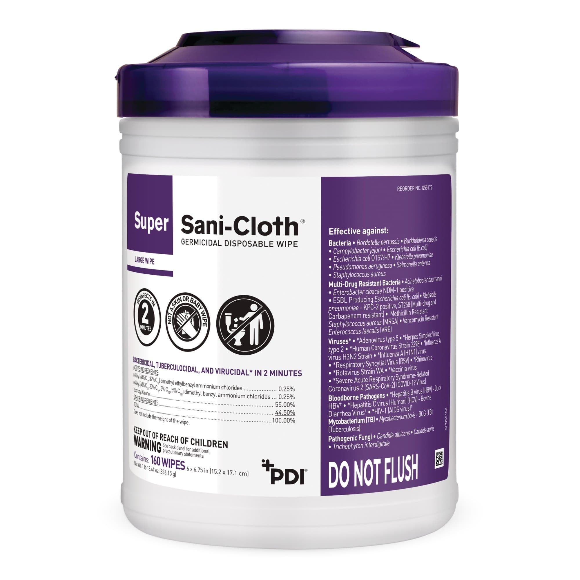 Super Sani-Cloth Germicidal Disposable Wipes - Image 2