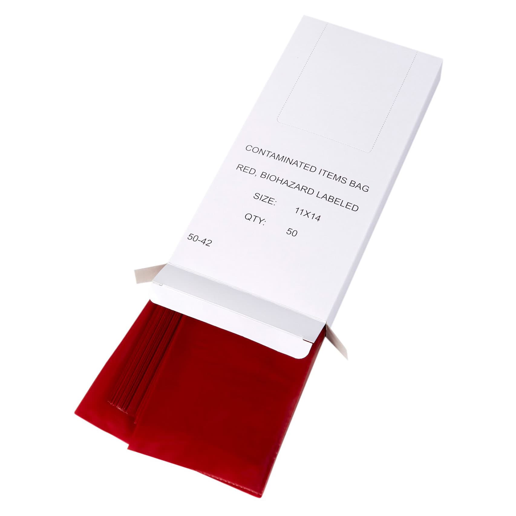 McKesson Infectious Waste Bag, Red, 11 x 14 Inch