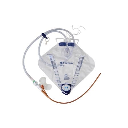 Dover Premium Silver Silicone Foley Drainage Bag Trays, 16 Fr - Each - Image 1