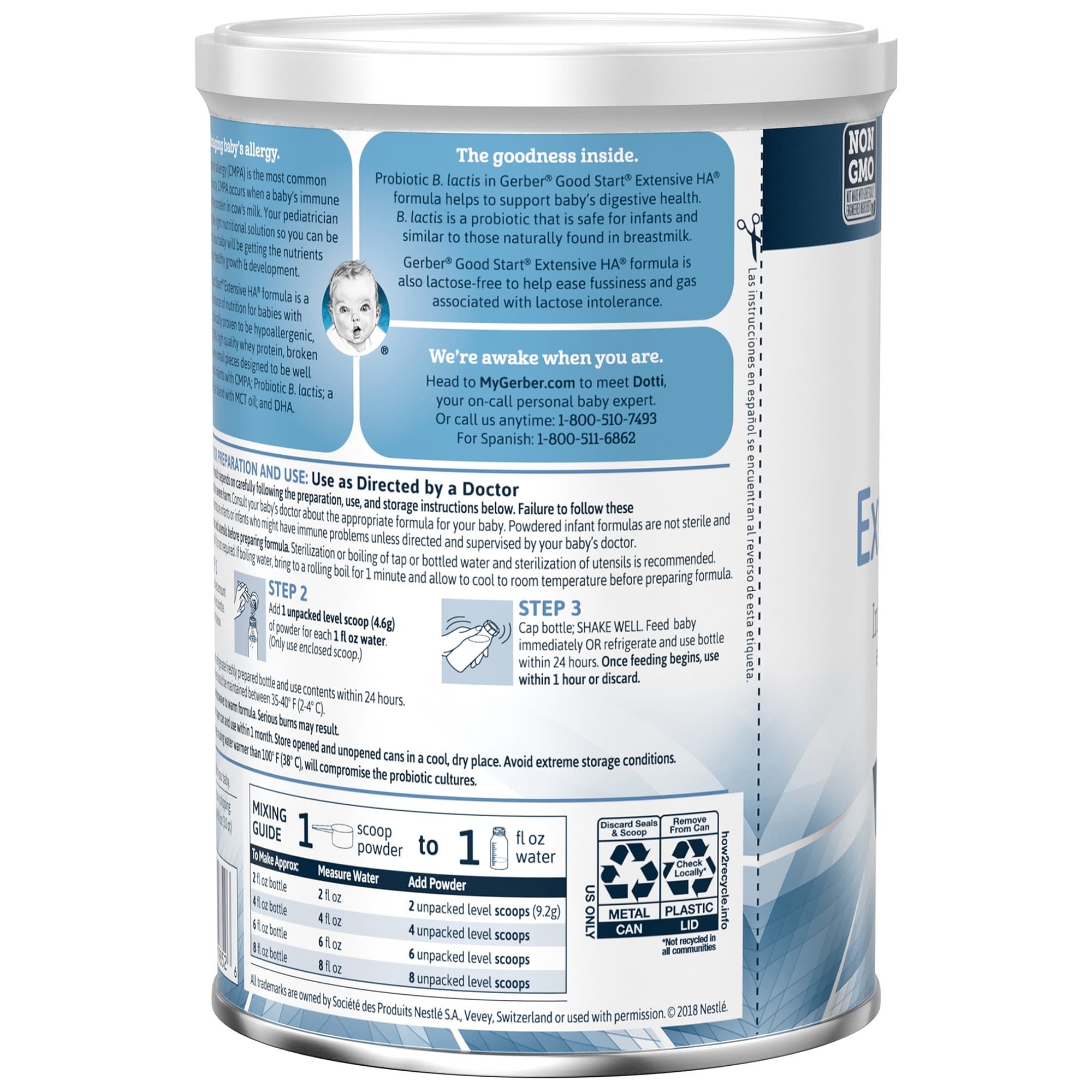 Extensive HA Hypoallergenic Infant Formula with Iron - Image 2