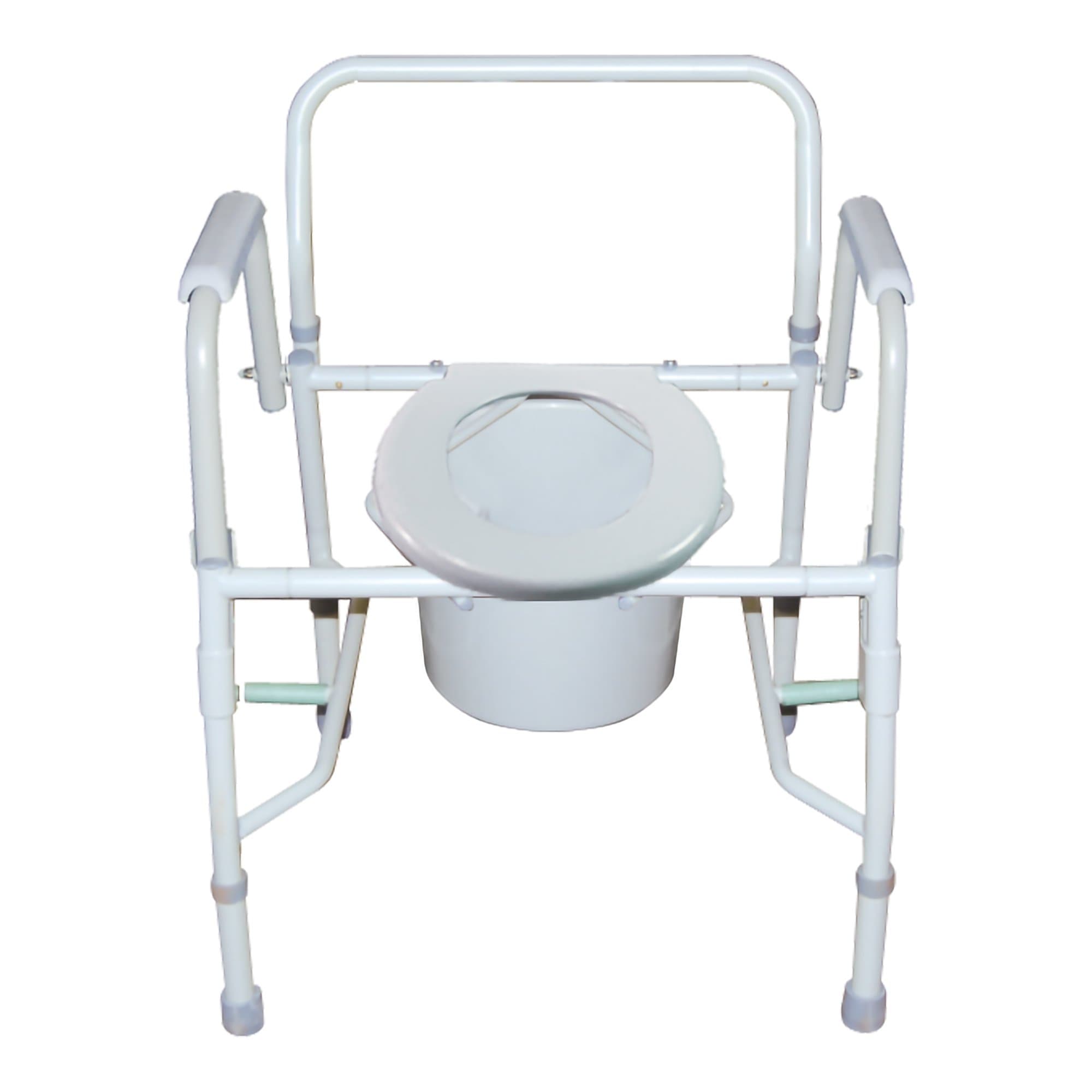 McKesson Drop?Arm Steel Frame Commode Chair - Image 2