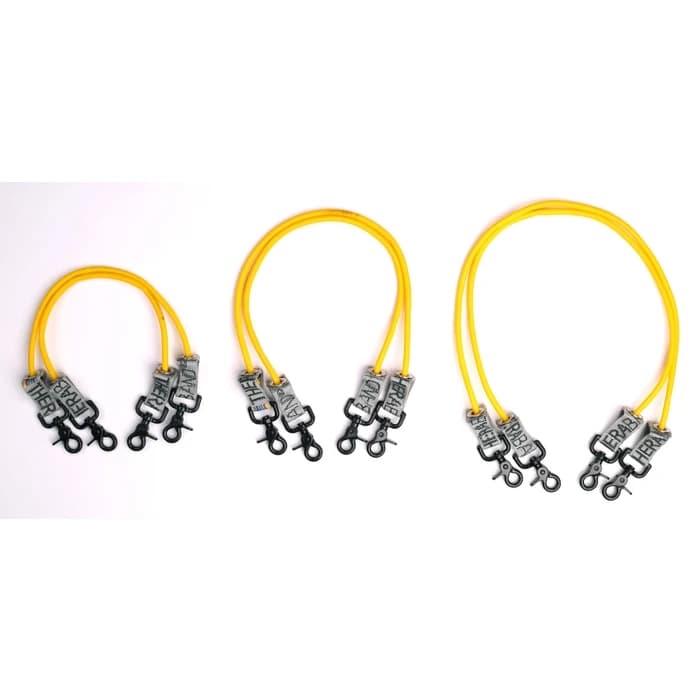 TheraBand 12 Inch Replacement Yellow Tubing with Clips - Pair of 2 - Image 1