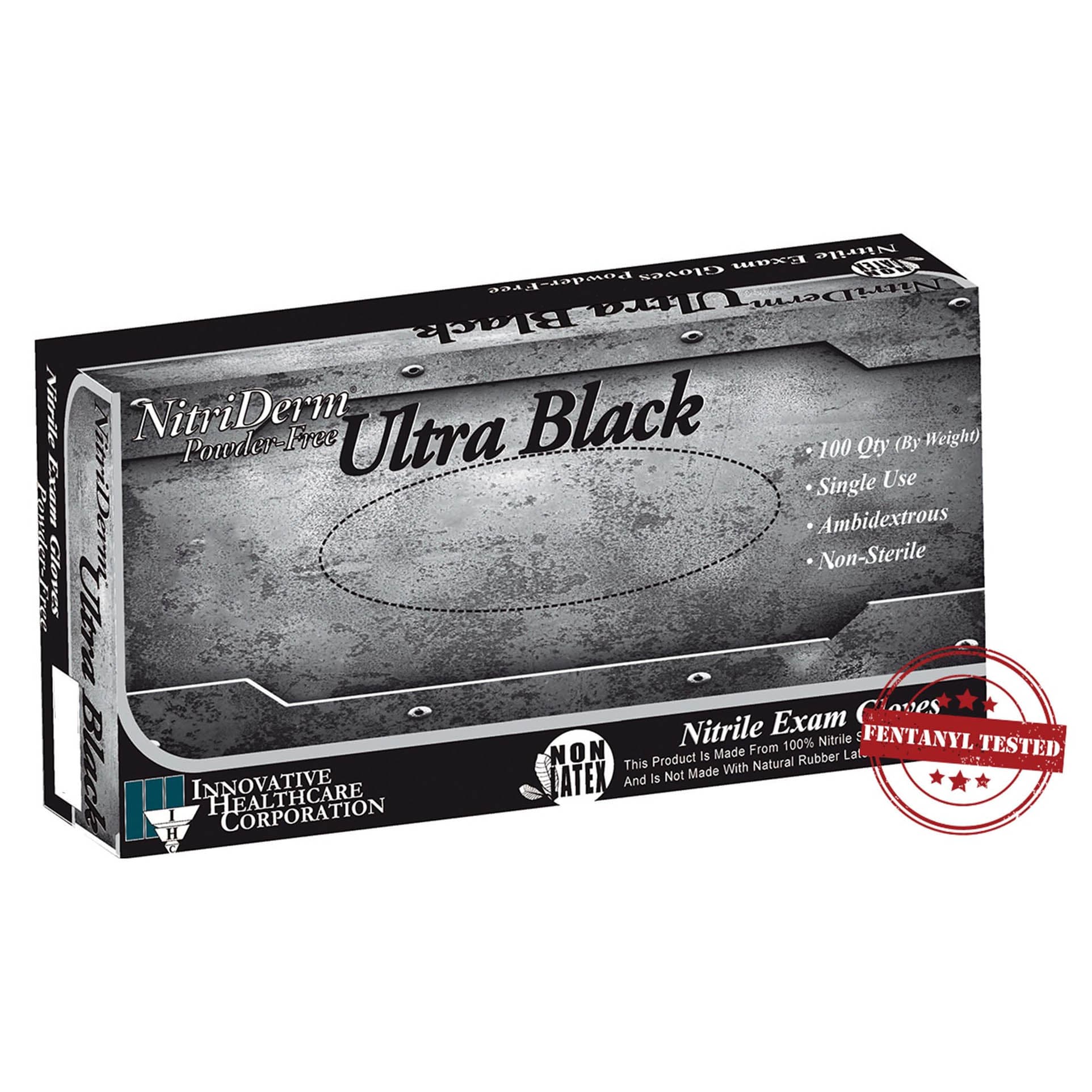 NitriDerm Ultra Black Nitrile Exam Gloves
