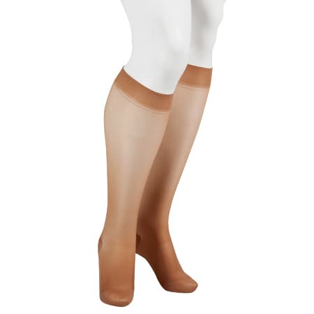 Juzo Attractive OTC Sheer 140 Denier Knee High 15-20mmHg Compression Socks - Image 2
