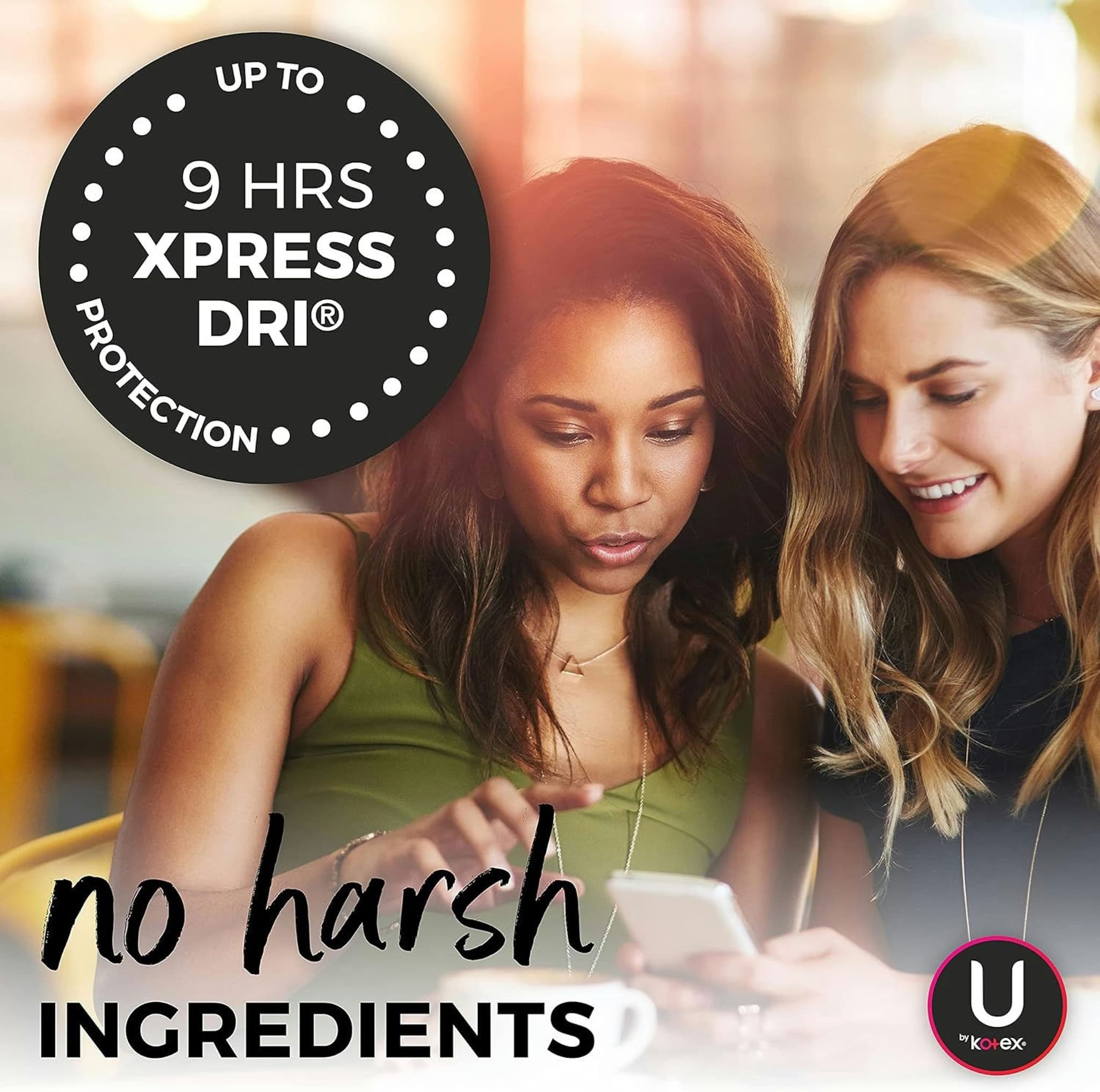 U By Kotex Clean & Secure Regular Ultra Thin Pads with Wings - Image 6