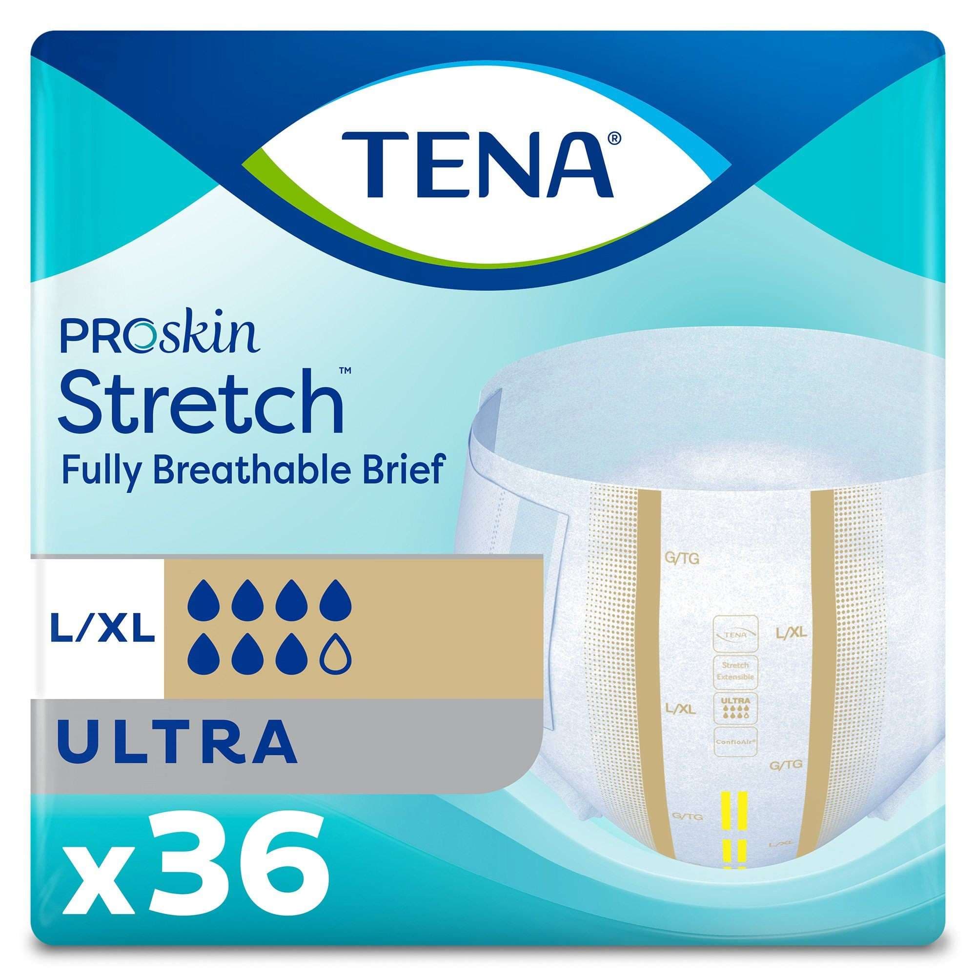 TENA ProSkin Stretch Ultra Briefs - Image 1