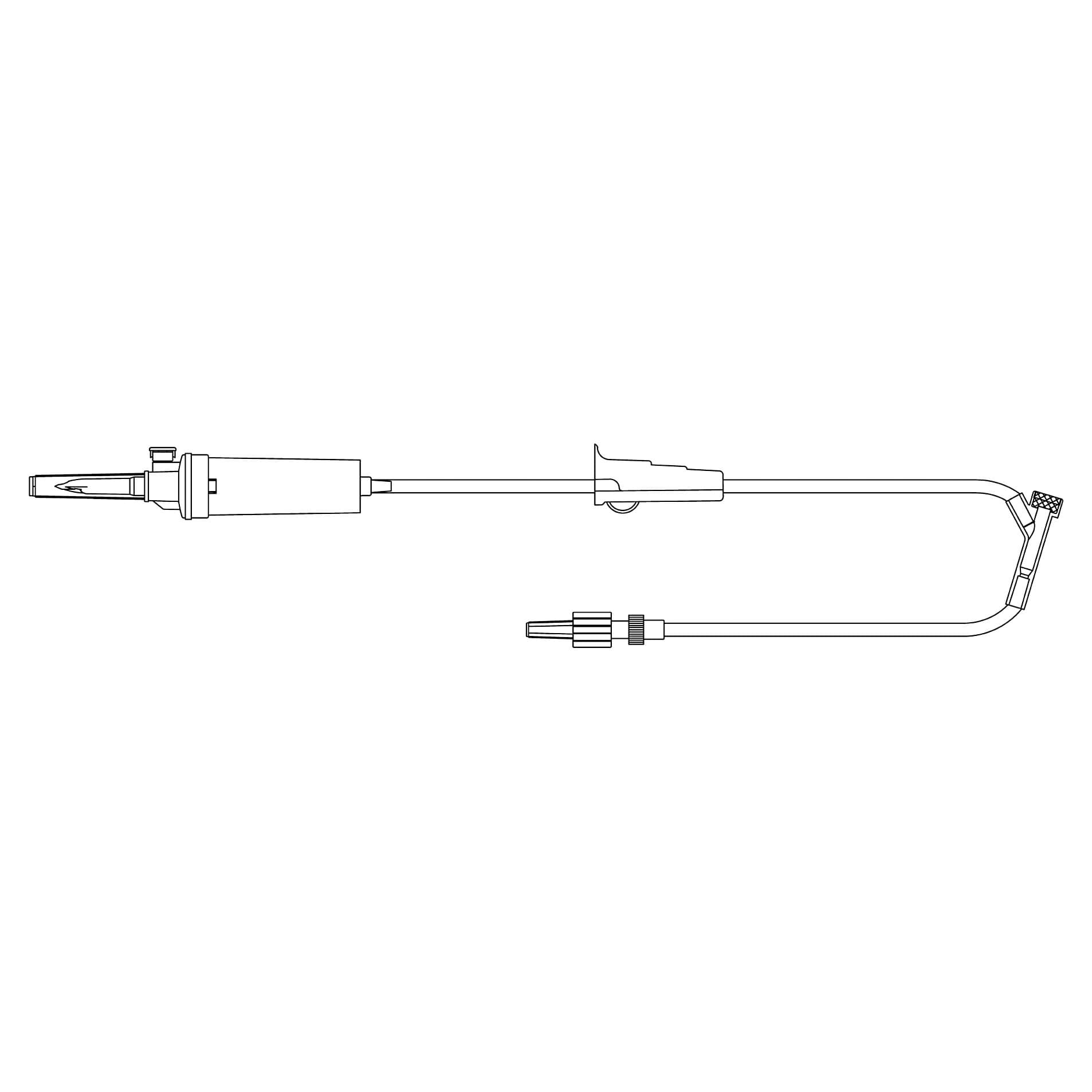 MedStream Gravity Primary IV Administration Set with Injection Y-Port - Image 1