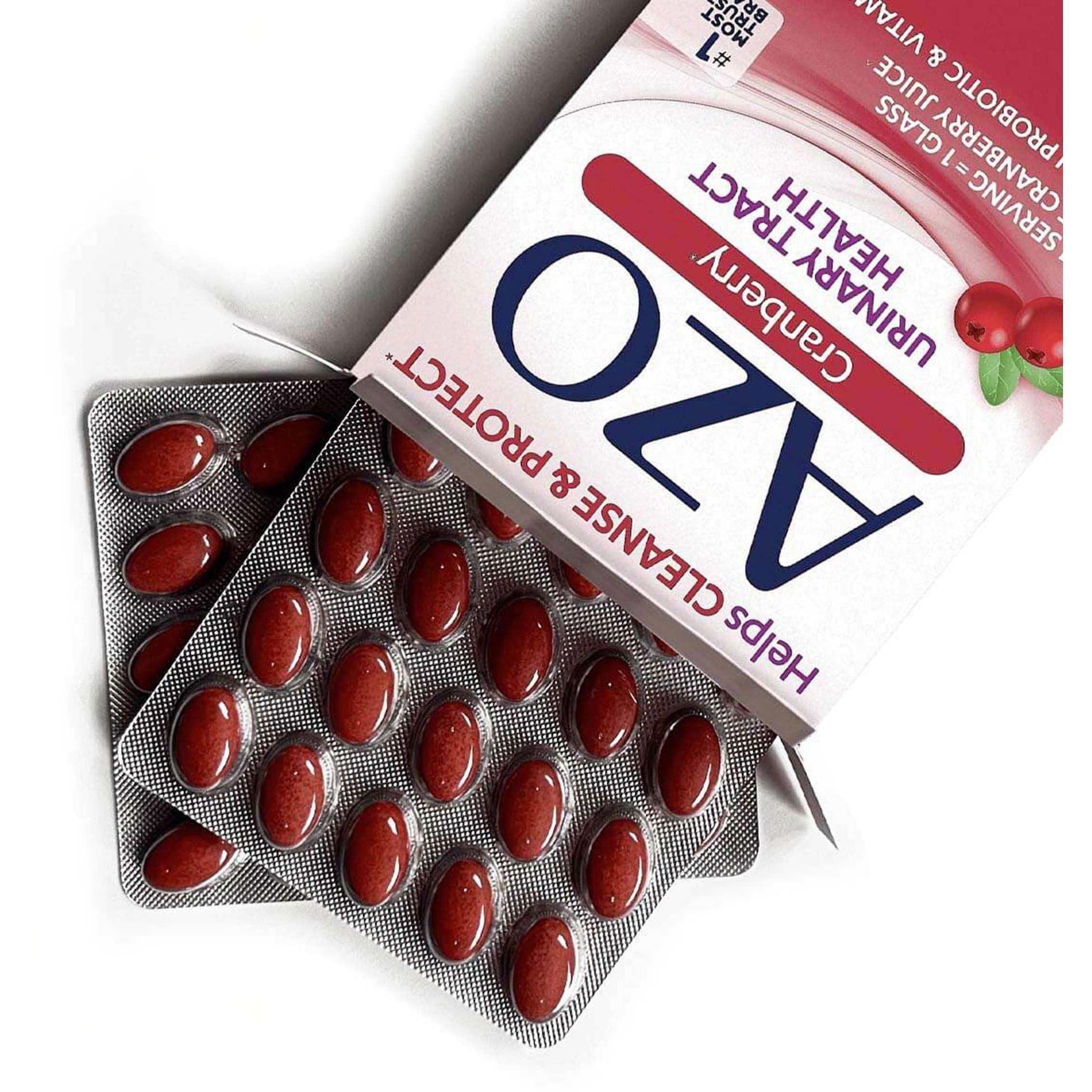 AZO Urinary Pain Relief Tablets, Cranberry - Box of 50 - Image 3