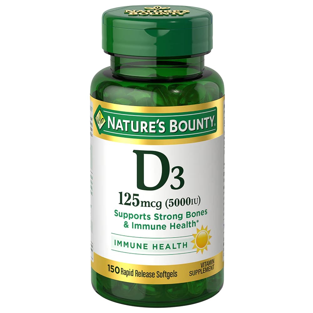 Nature's Bounty Vitamin D3 Softgels