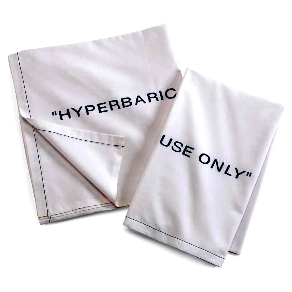 Medline Hyperbaric Cotton Flat Bed Sheet, 66" × 115" - Dozen of 12