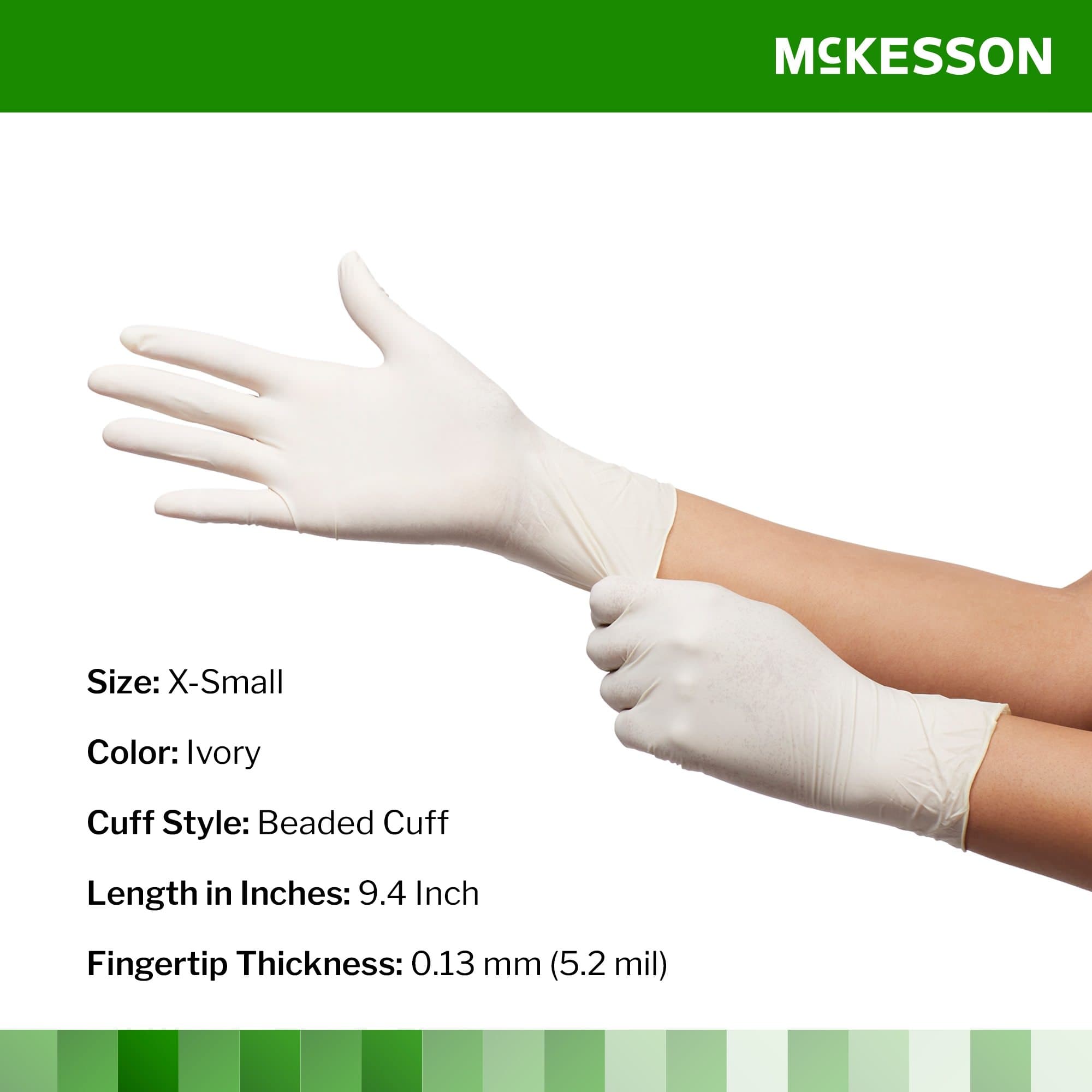 McKesson Confiderm CL Latex Powder Free Exam Gloves - Image 2