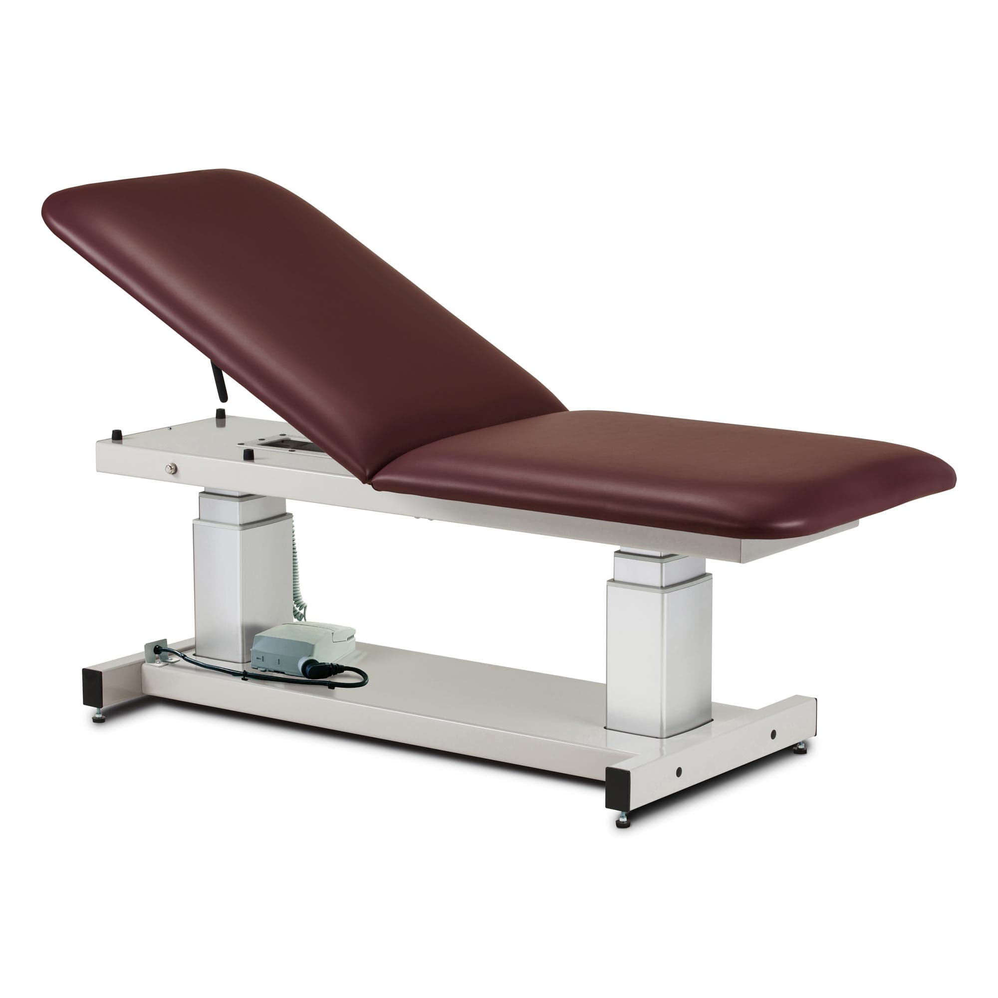 Clinton general ultrasound table with adjustable backrest
