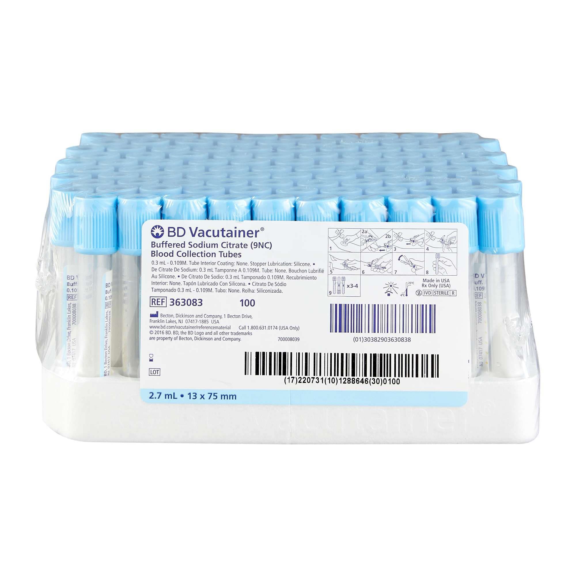 BD Vacutainer Plus Sodium Citrate Blood Collection Tube - Image 2