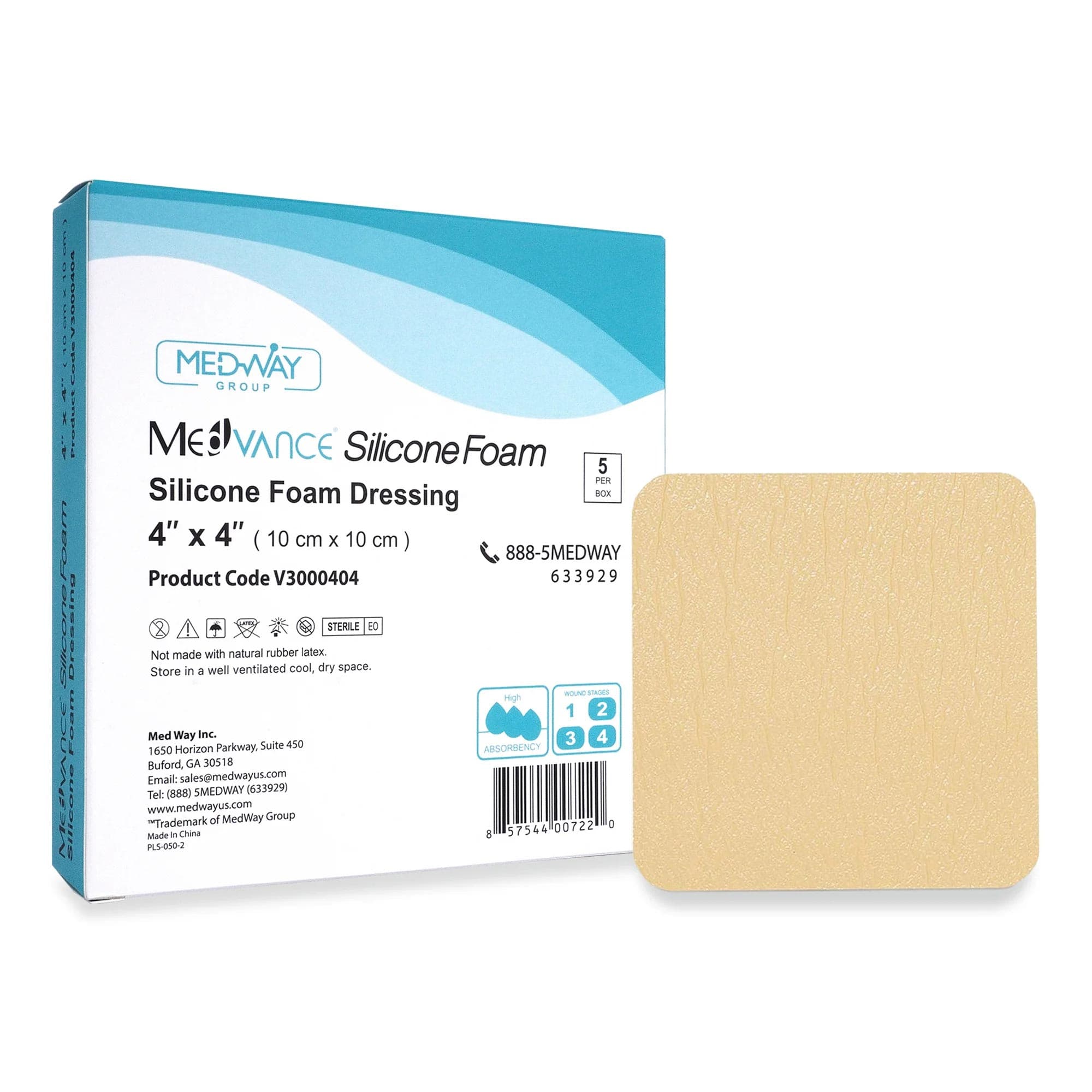 MedVance Non-Bordered Silicone Foam Dressing - Image 2