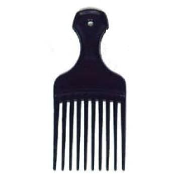 Dawn Mist Black Hair Pick, 2-1/4 Inch
