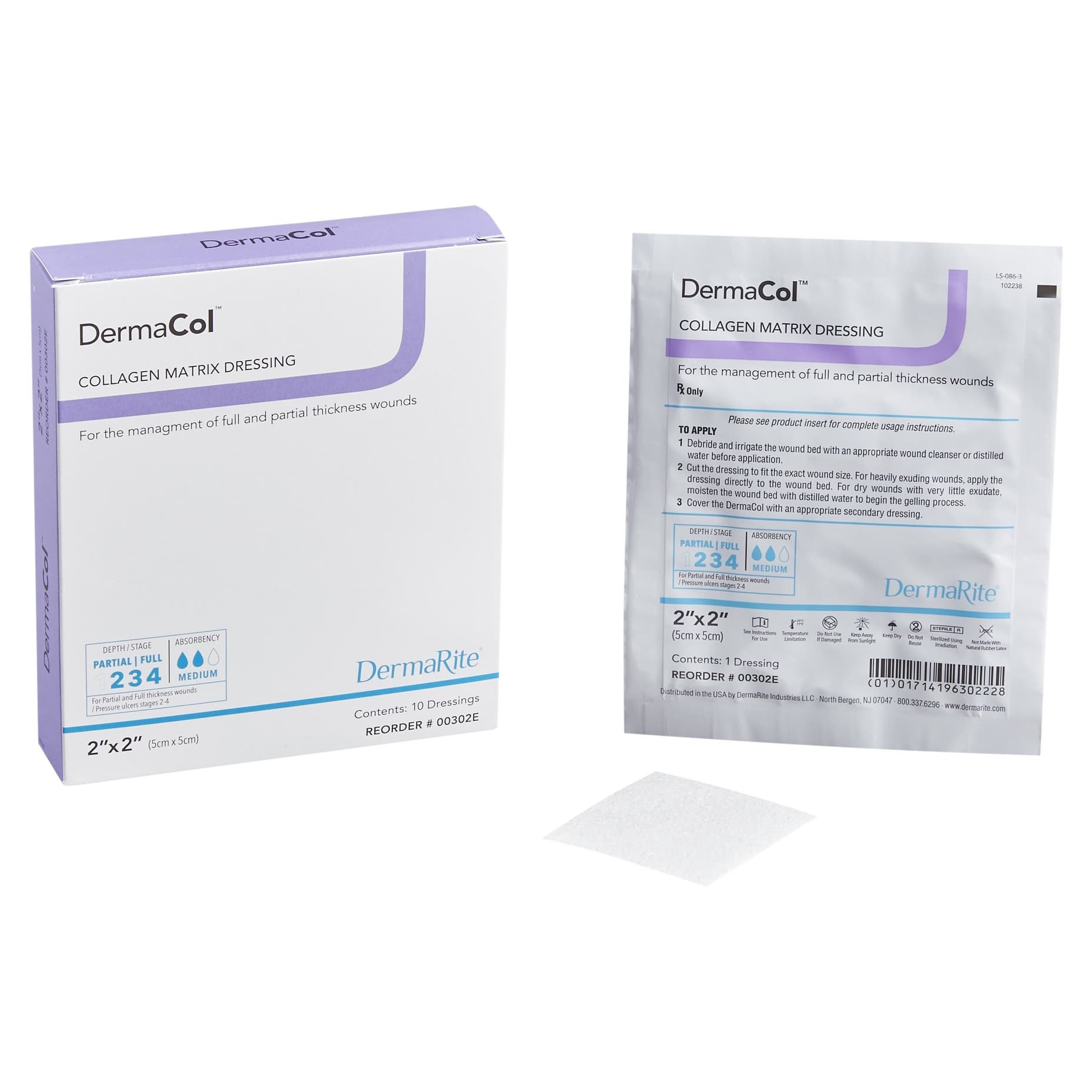 DermaCol Collagen Matrix Dressing