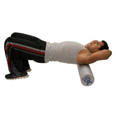 Cando Plus Foam Roller, 6 Inch x 18 Inch Gray - Set of 9 - Image 3