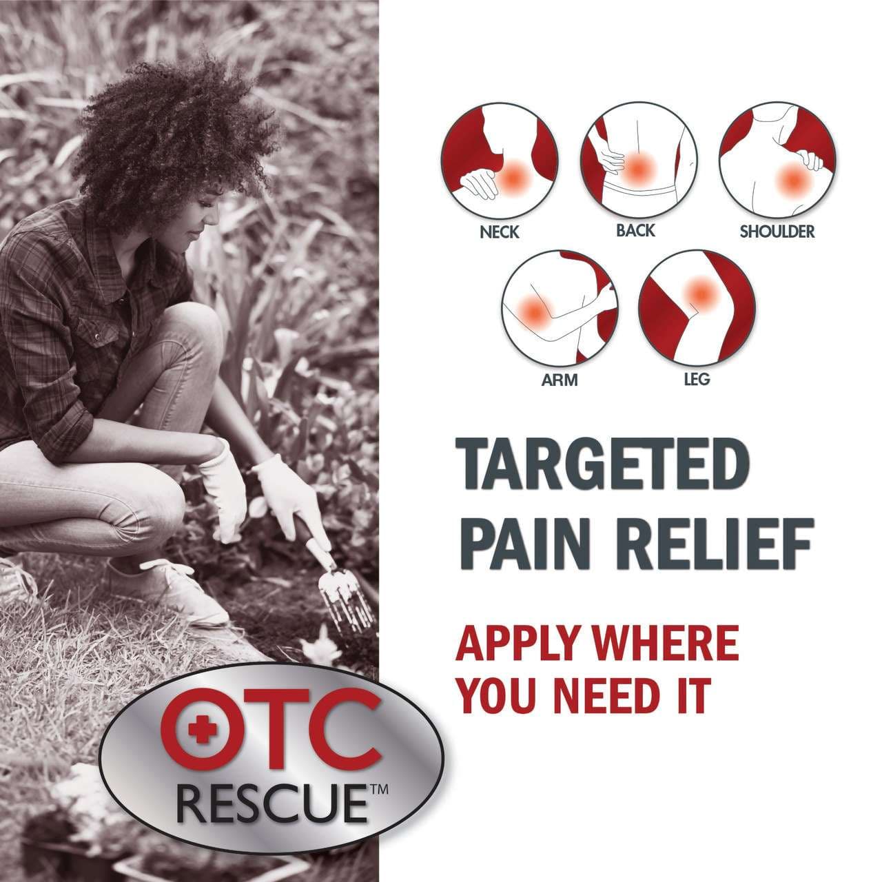 OTC RESCUE Lidocaine Patch Topical Pain Relief - Image 3