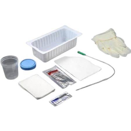 Amsure Intermittent Catheter Tray With PVC Catheter - Image 1