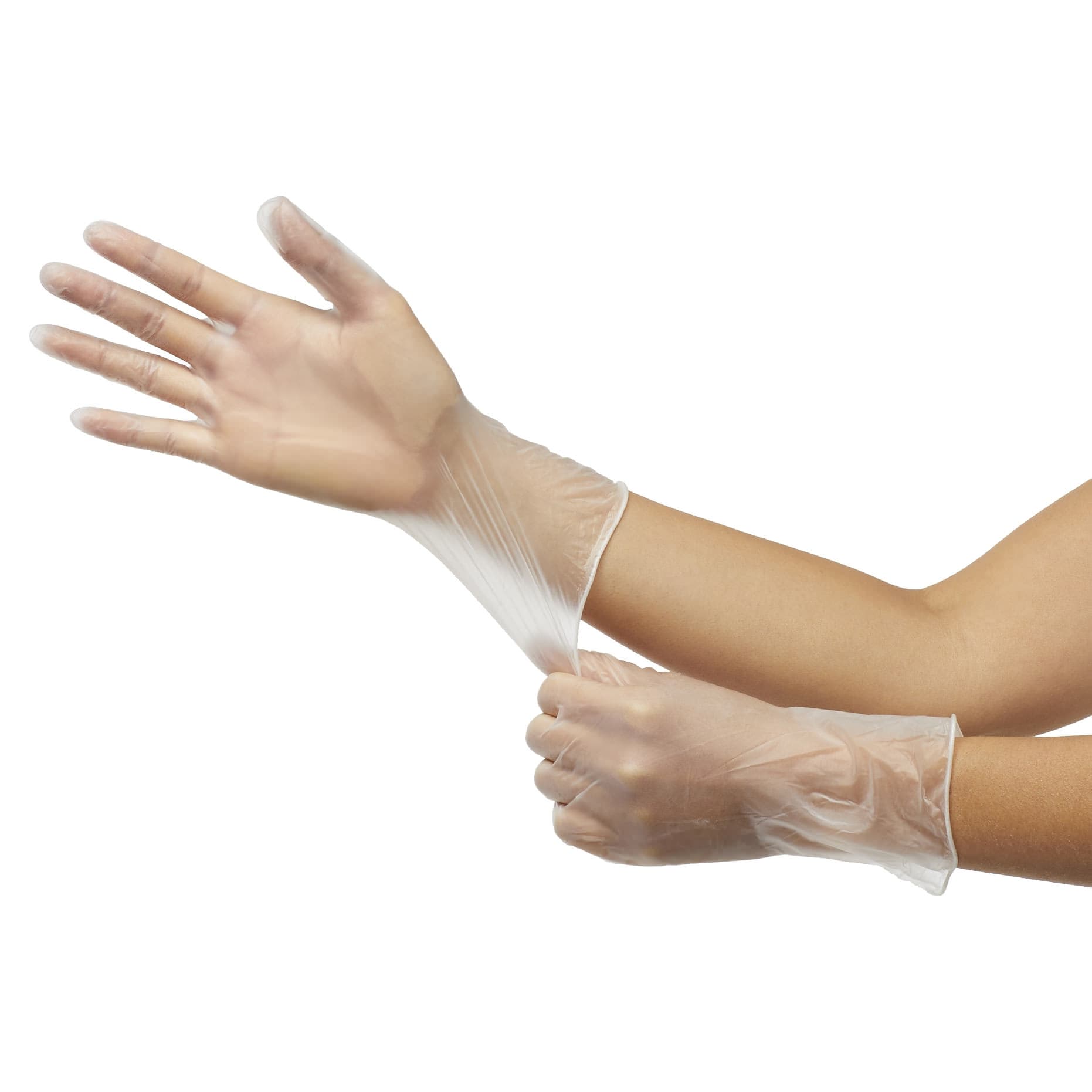 McKesson Standard Cuff Vinyl Powder Free Exam Gloves - Image 5
