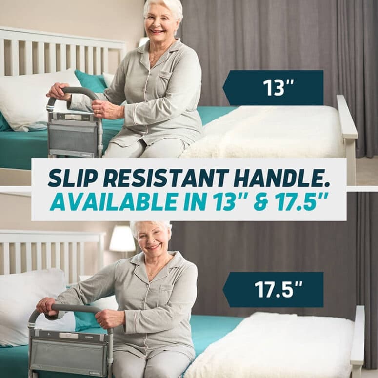 Lunderg Bed Rail for Elderly Adult's Safety with Motion Light - Image 5