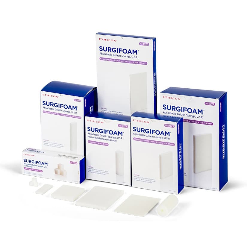 Ethicon Surgifoam Absorbable Gelatin Sponge